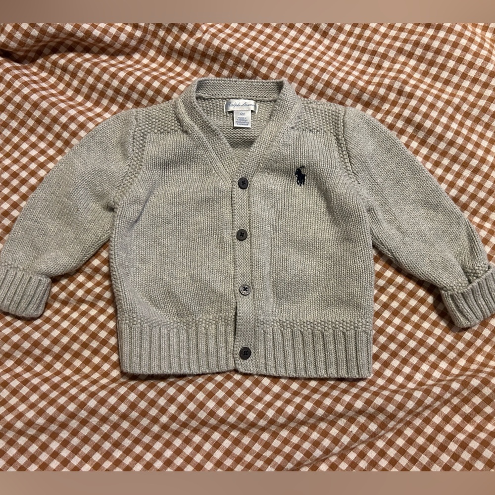 Polo by Ralph Lauren Kids Gray Cardigan
